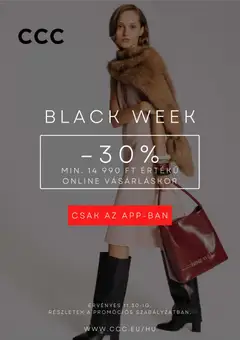 Előnézet CCC Black Friday érvényes 2025.11.26.-tól