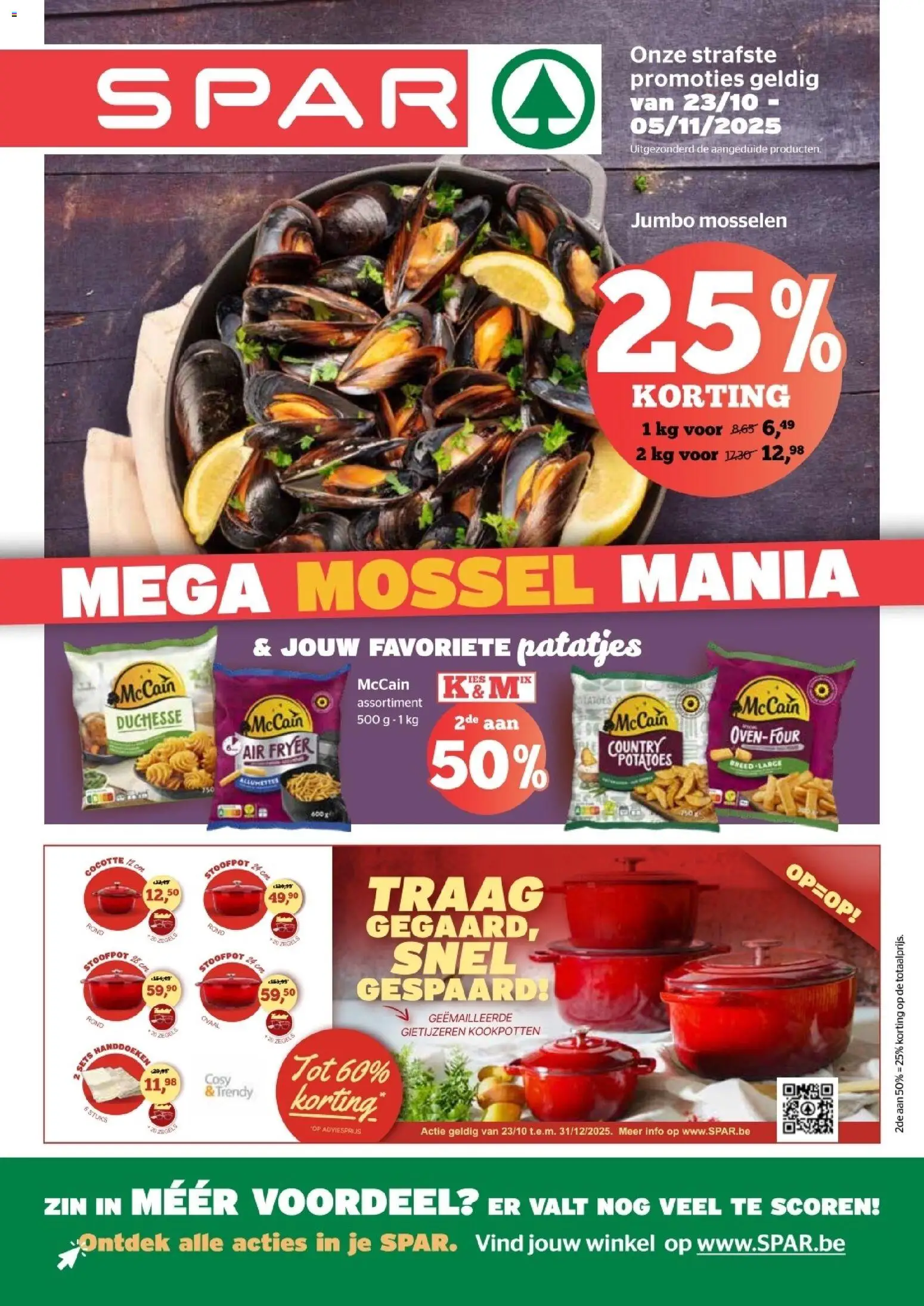 Spar Express folder - pagina 1- geldig vanaf 23/10/2025