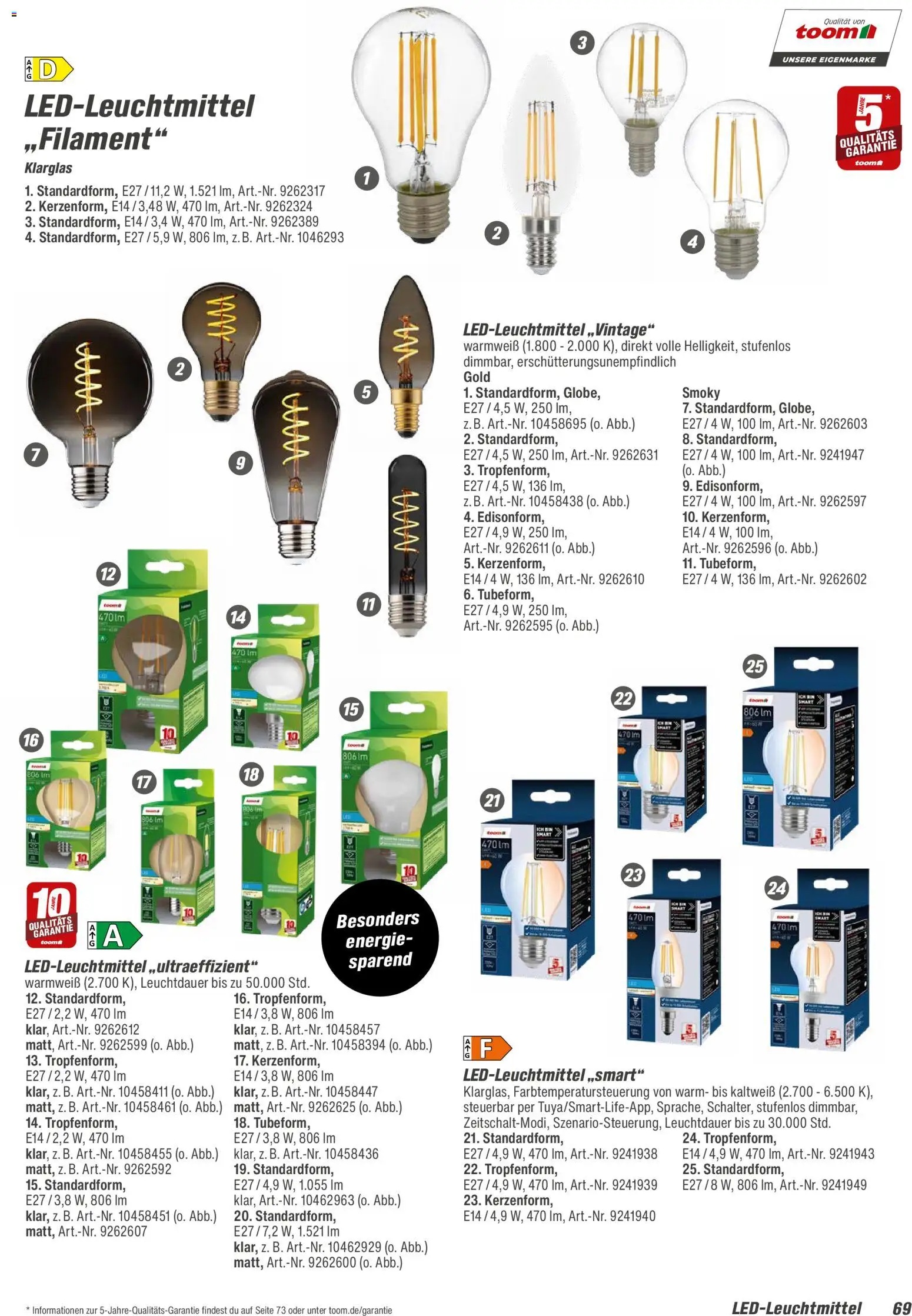 Toom Baumarkt  Wohnen & Haushalt 2026 - Seite 69 - gültig ab 01.01.2026