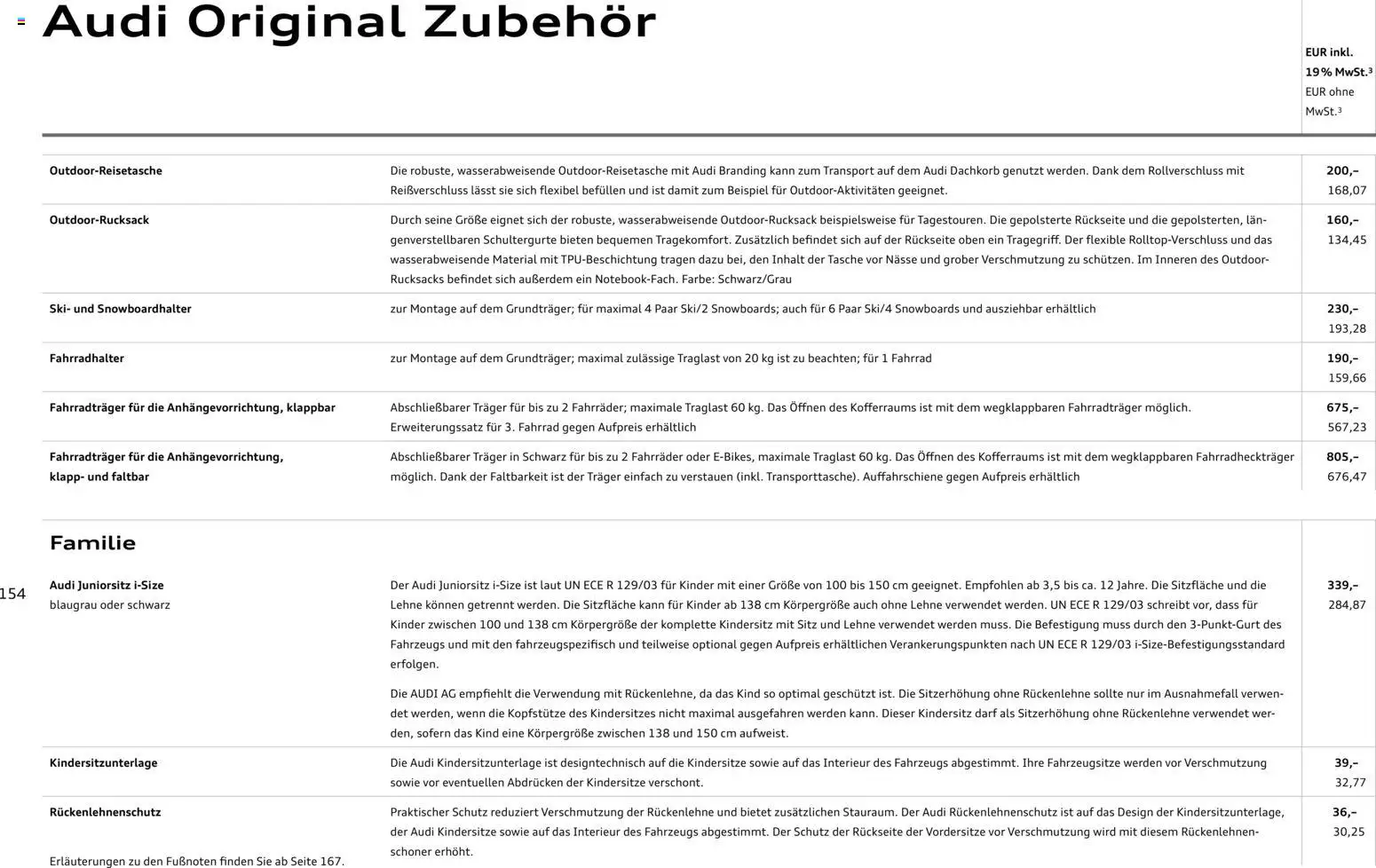 Audi  A6 e-tron - Seite 154 - gültig ab 01.10.2025