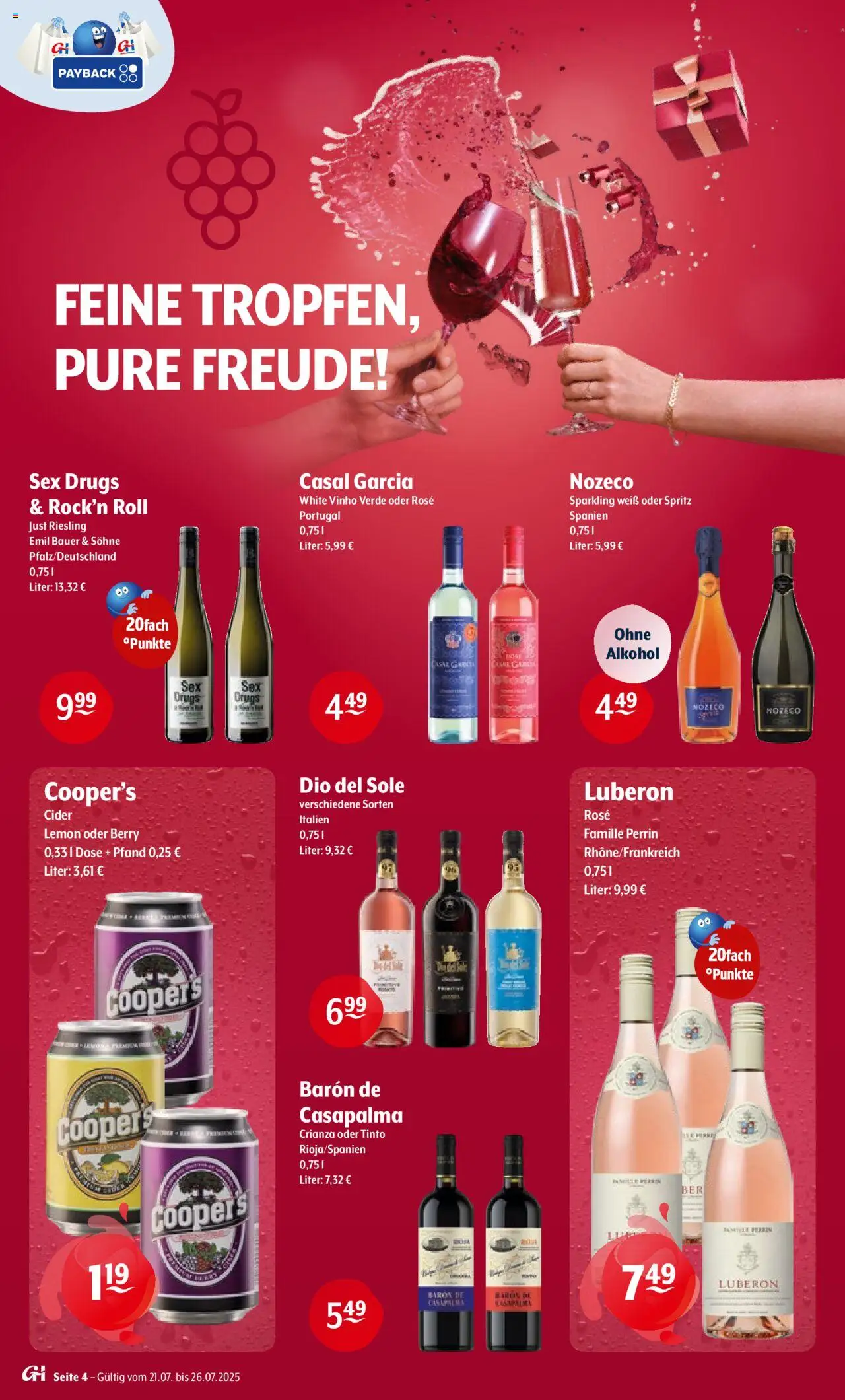 Getränke Hoffmann Prospekt - Seite 4 - gültig ab 21.07.2025