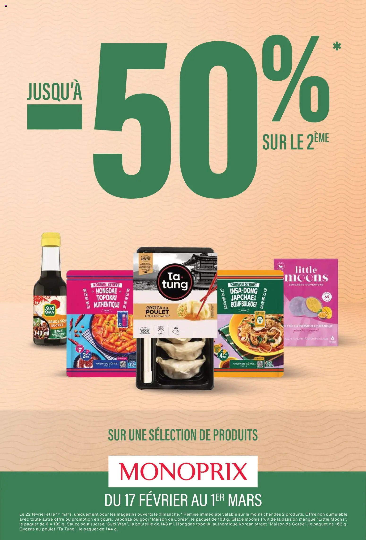 Monoprix catalogue - page 1 - valable à partir du 17/02/2026
