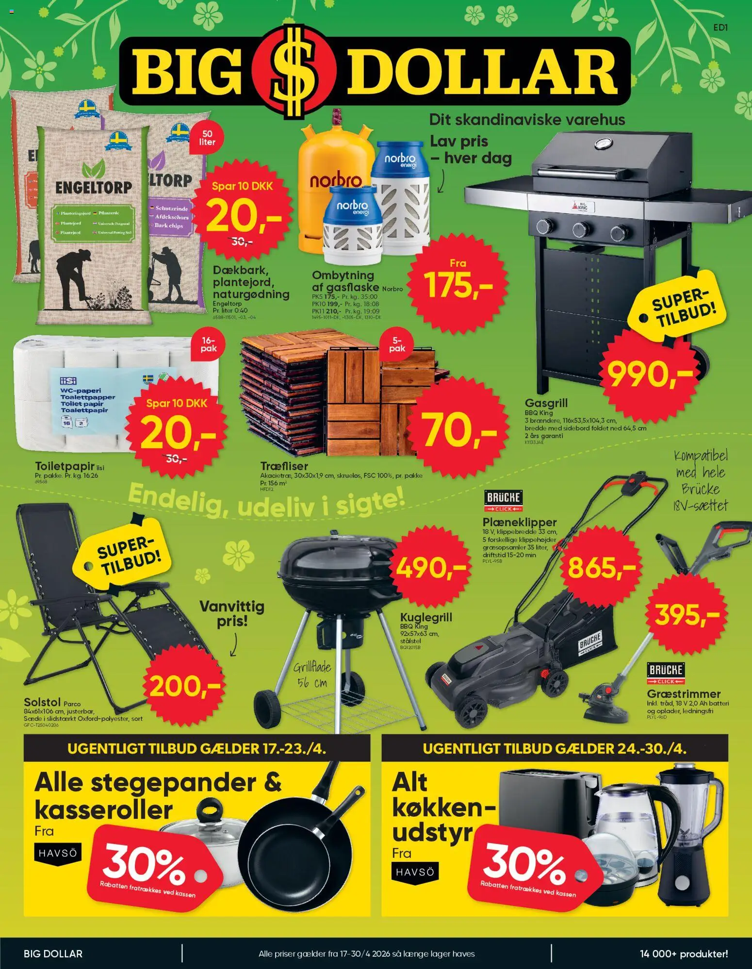 Bigdollar - Tilbudsavis - side 1- gyldig fra 17/04/2026