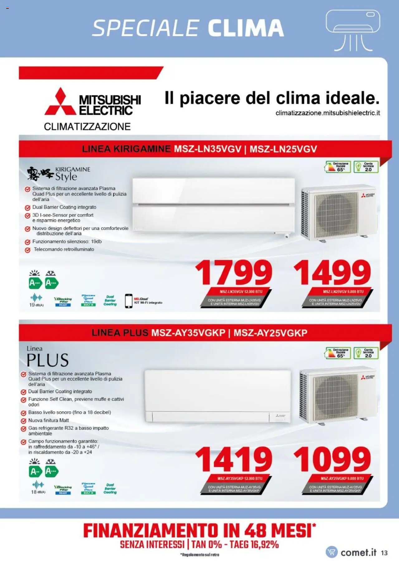 Comet Clima catalogo - pagina 13 - valido dal 15/07/2025