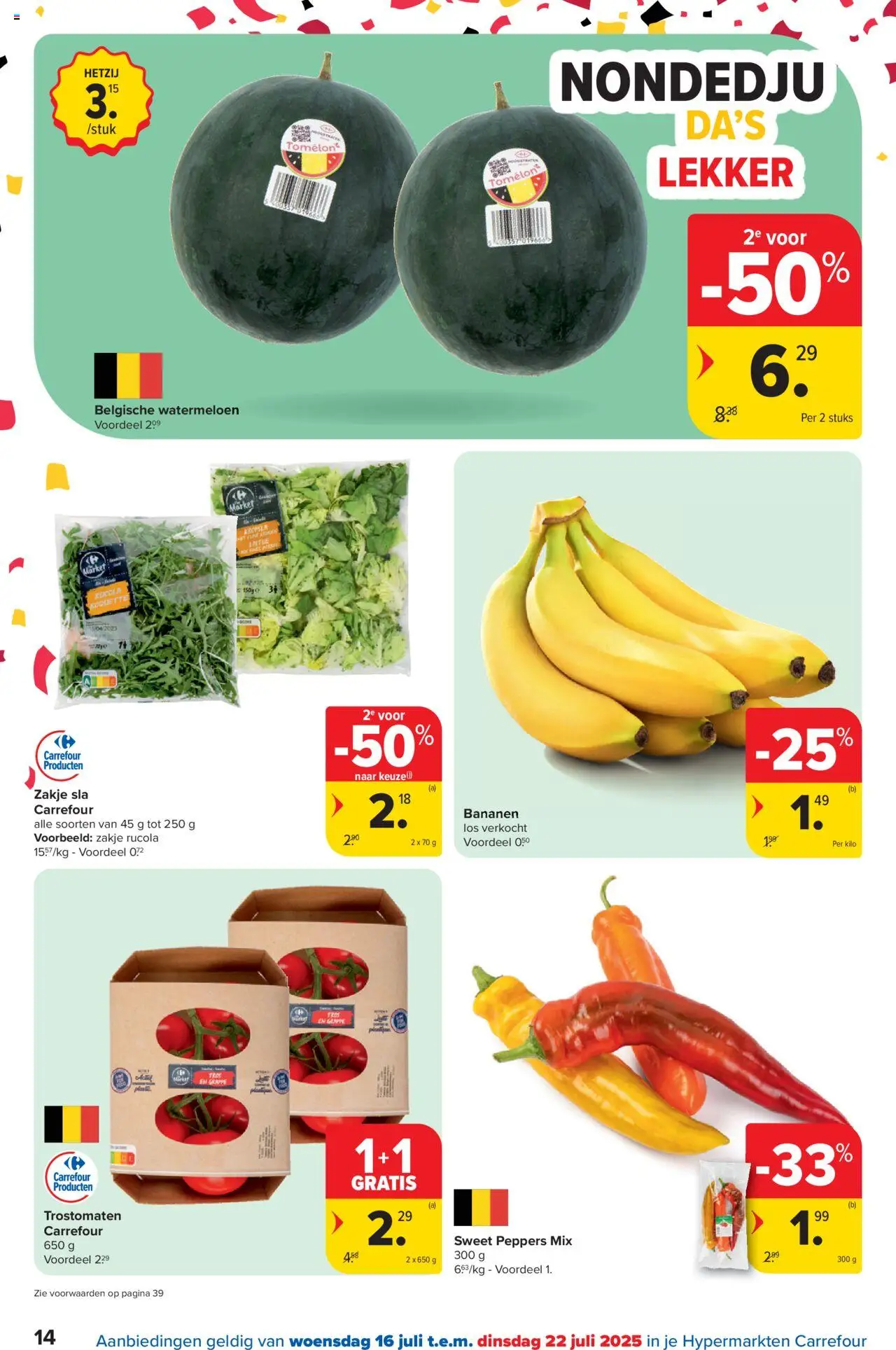 Carrefour folder week 29 - pagina 14- geldig vanaf 16/07/2025
