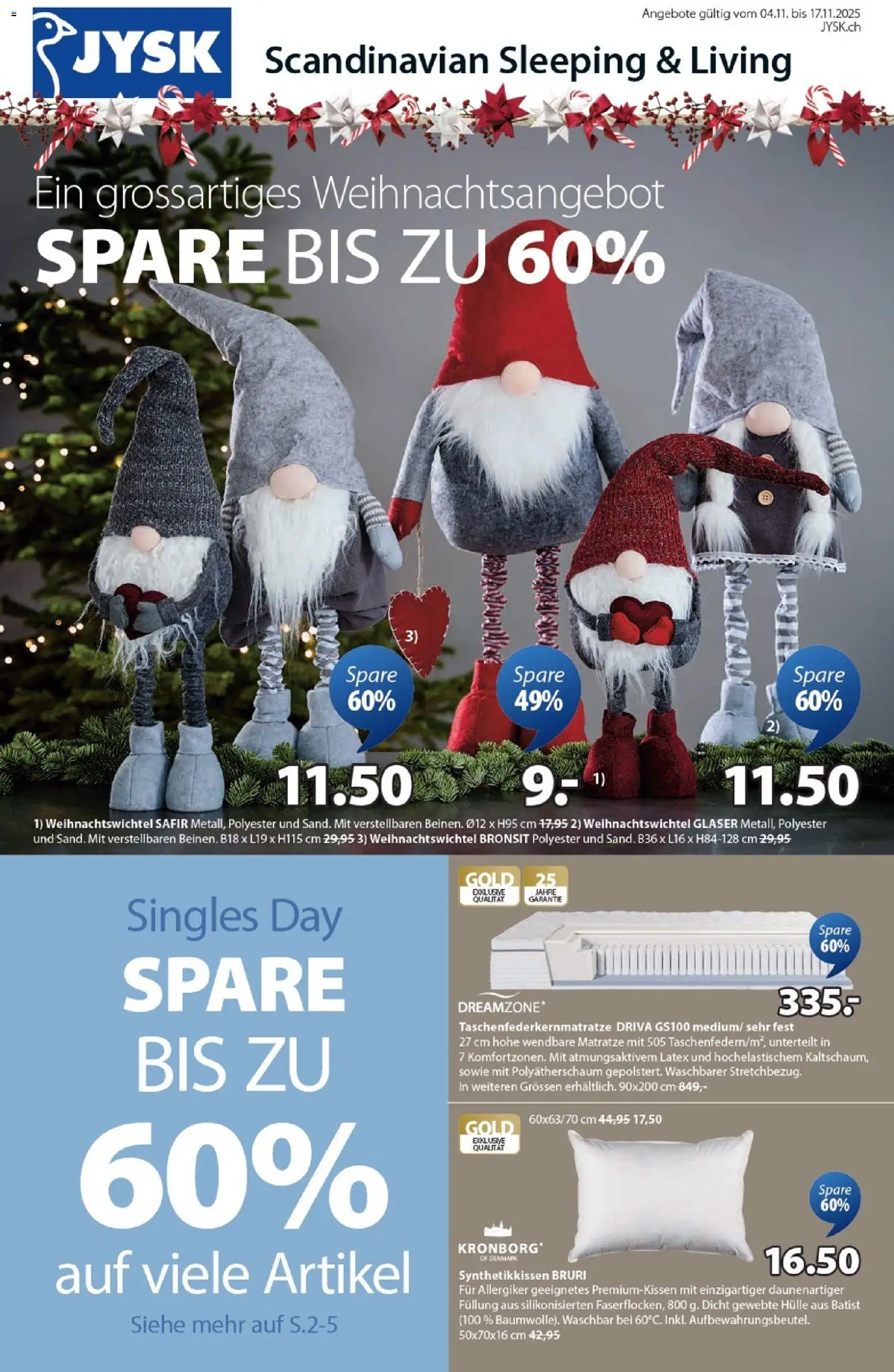 JYSK Aktionen - Seite 1- gültig ab 04.11.2025