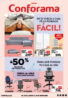 Vista previa del folleto Conforama folleto válido desde 28/08/2025