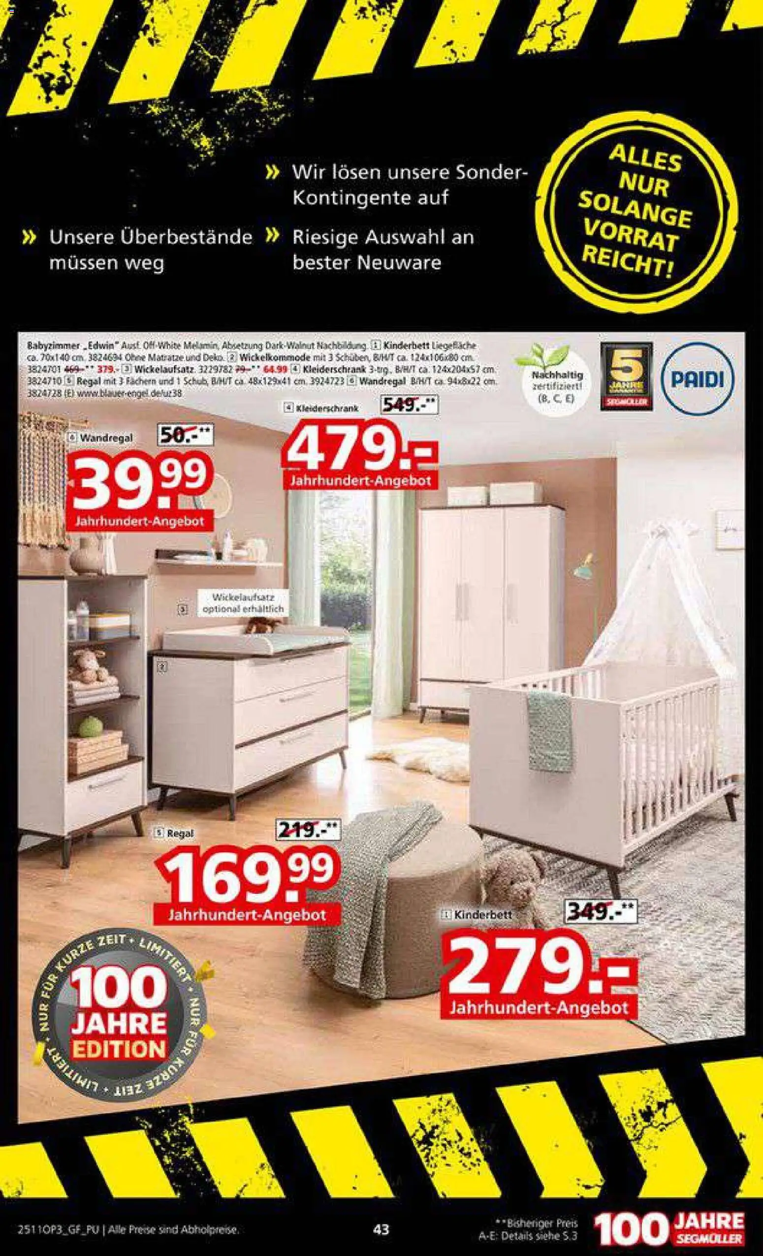 Segmüller Lagerausverkauf bei Segmüller - Seite 43 - gültig ab 22.11.2025