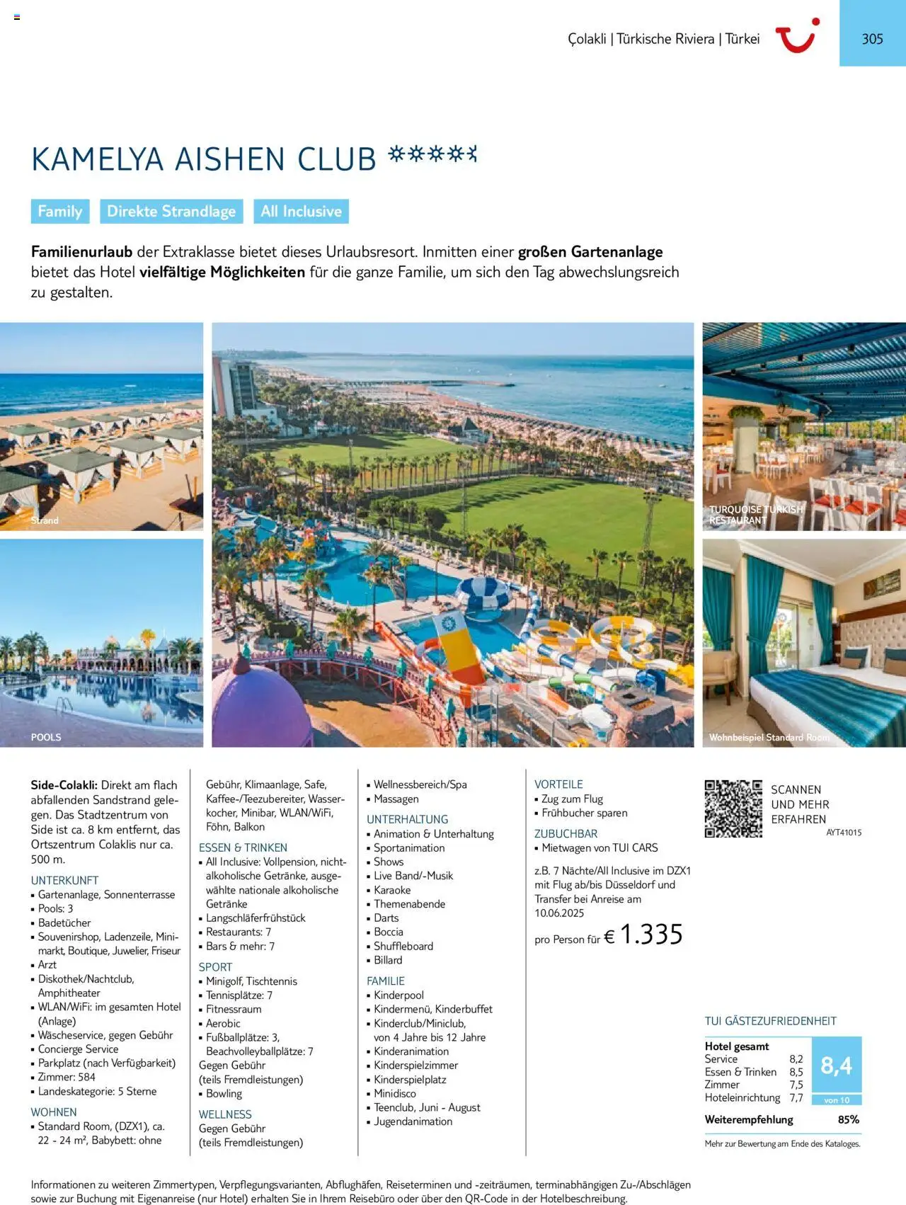 TUI  Südeuropa & Nordafrika 2025/26 - Seite 305 - gültig ab 01.01.2025
