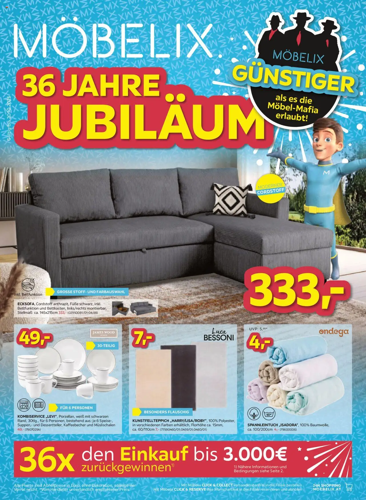 Möbelix 30 Jahre Jubiläums  - Seite 1- gültig ab 14.10.2025