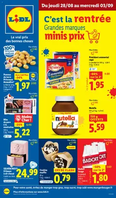 Aperçu LIDL catalogue semaine 35 valable à partir du 28/08/2025