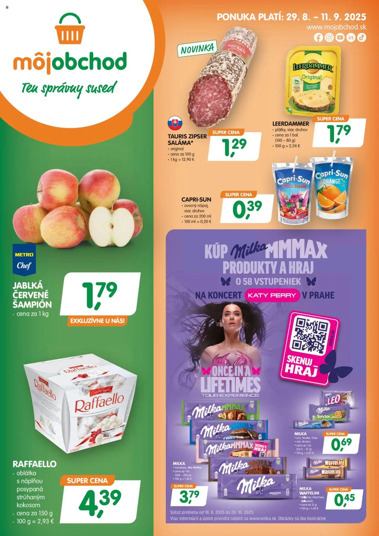 Môj obchod leták - strana 1- platný od 29.08.2025
