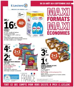 Aperçu E.Leclerc catalogue semaine 35 valable à partir du 26/08/2025