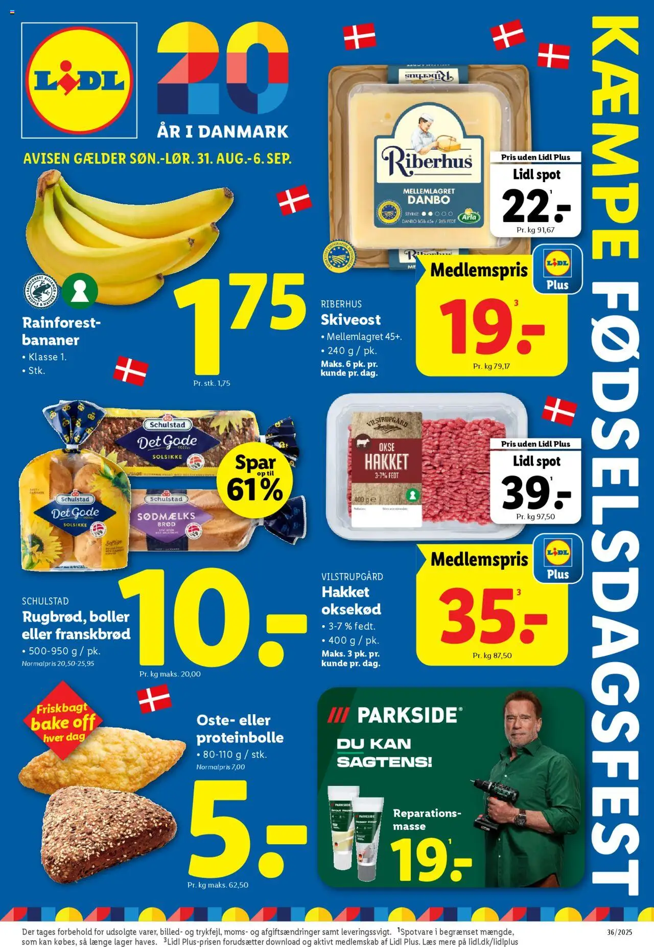 Lidl - Tilbudsavis - side 1- gyldig fra 31/08/2025