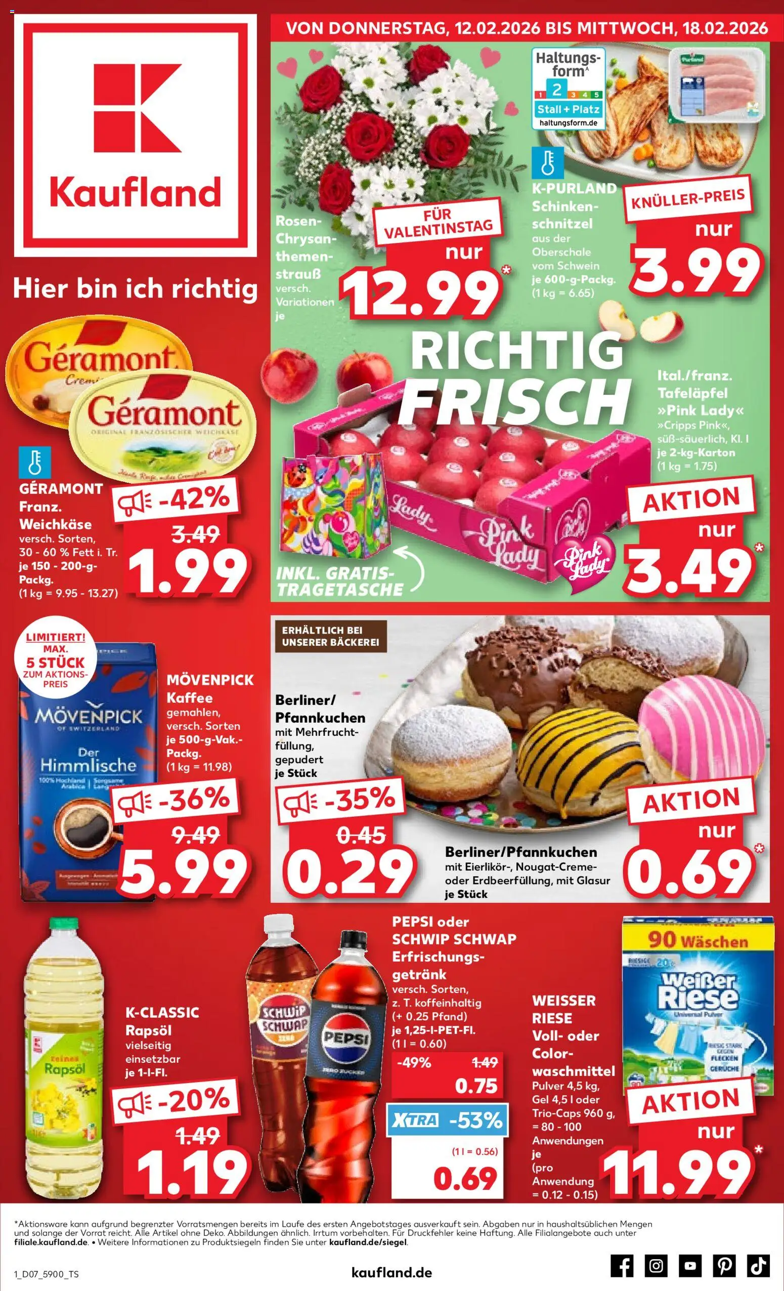Kaufland Prospekt 	 - Seite 1 - gültig ab 12.02.2026