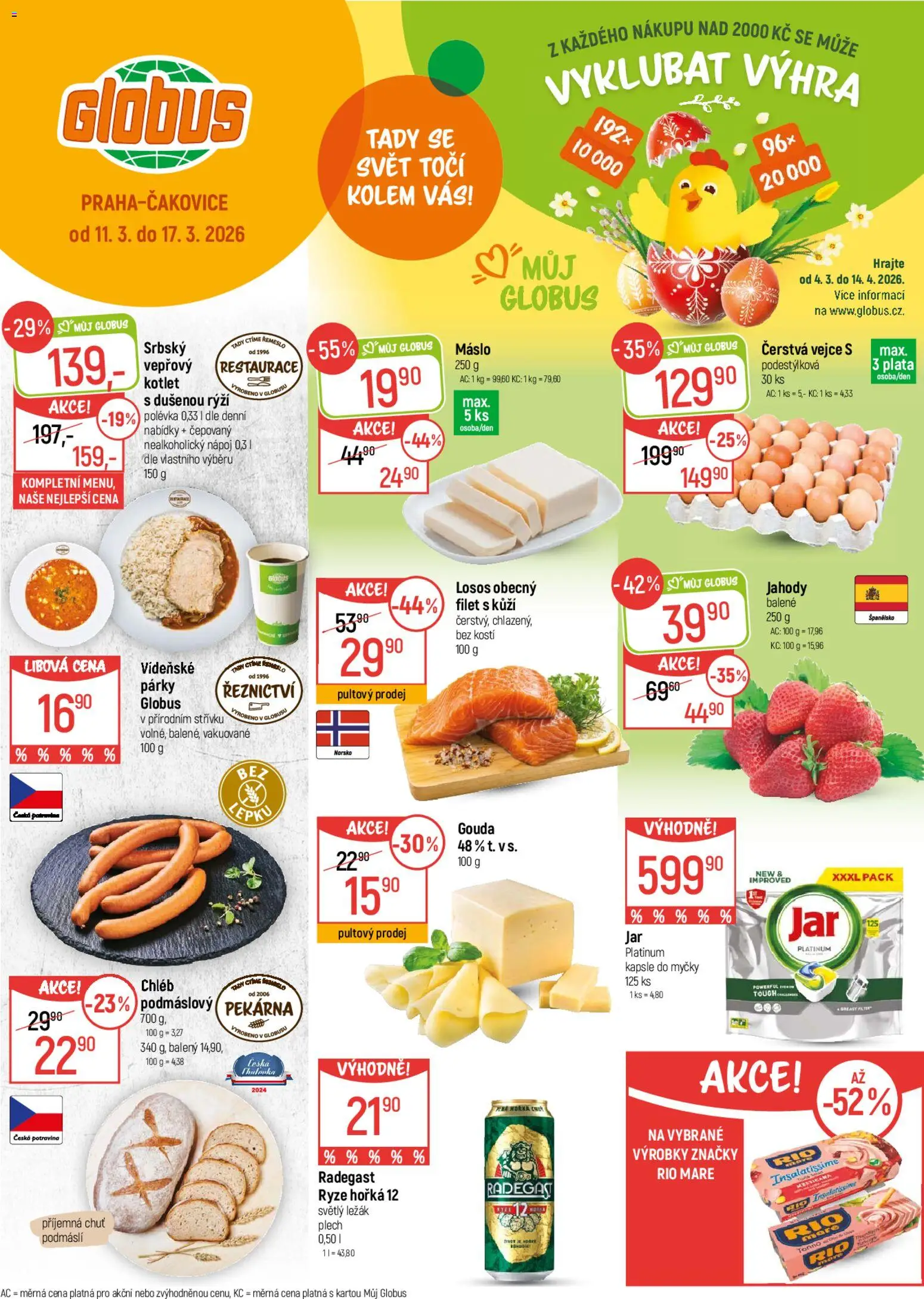 Globus leták - strana 1- platný od 11.03.2026