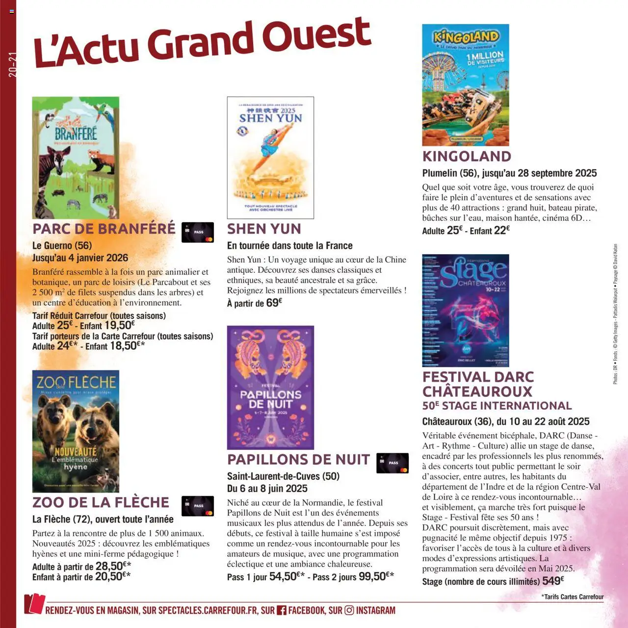 Carrefour contact Le book de vos sorties - page 20 - valable à partir du 24/03/2025