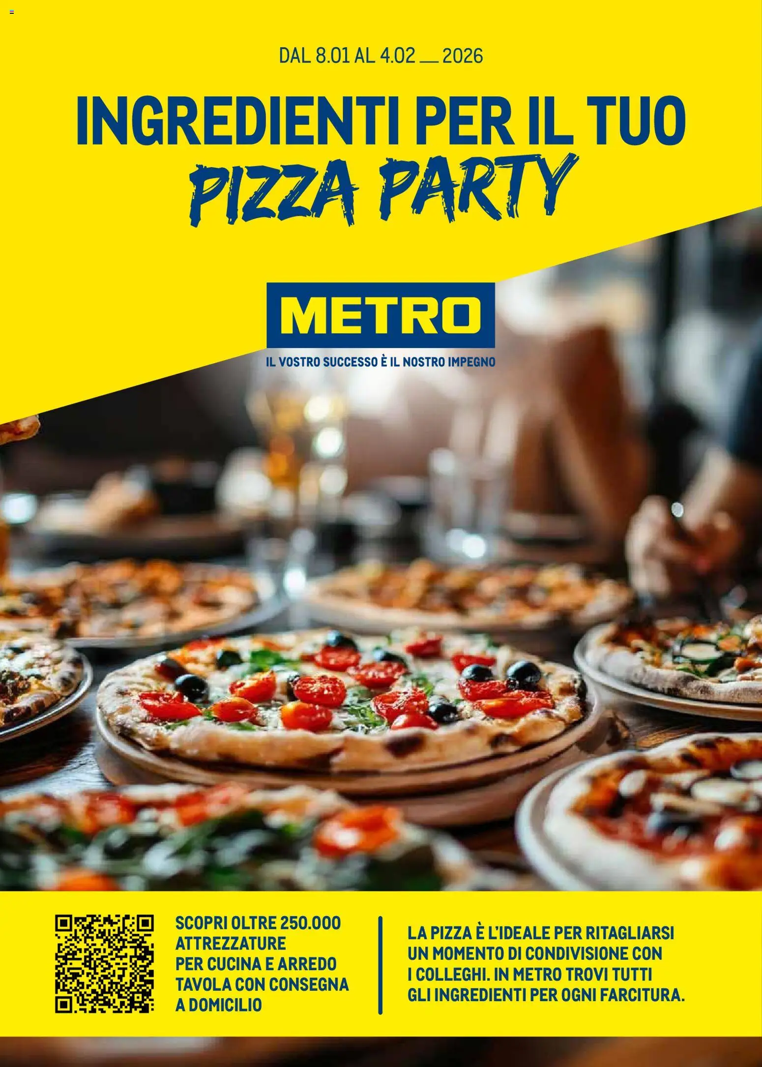 Metro Pizza Party catalogo - pagina 1 - valido dal 08/01/2026
