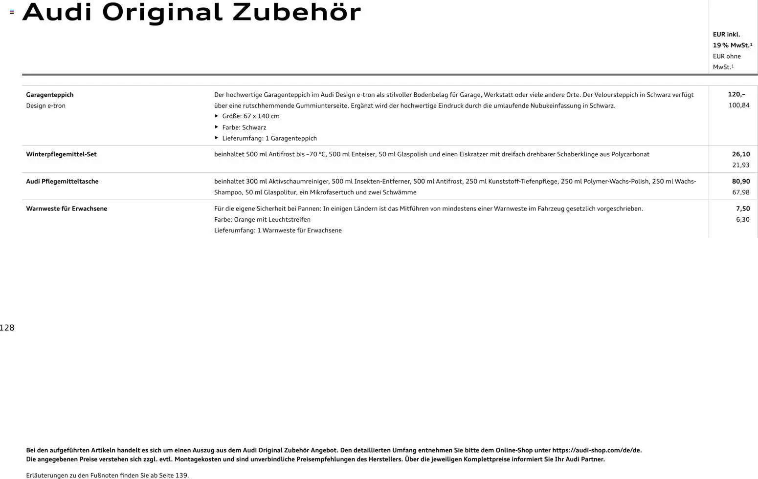 Audi Q3 - Seite 128 - gültig ab 09.01.2025