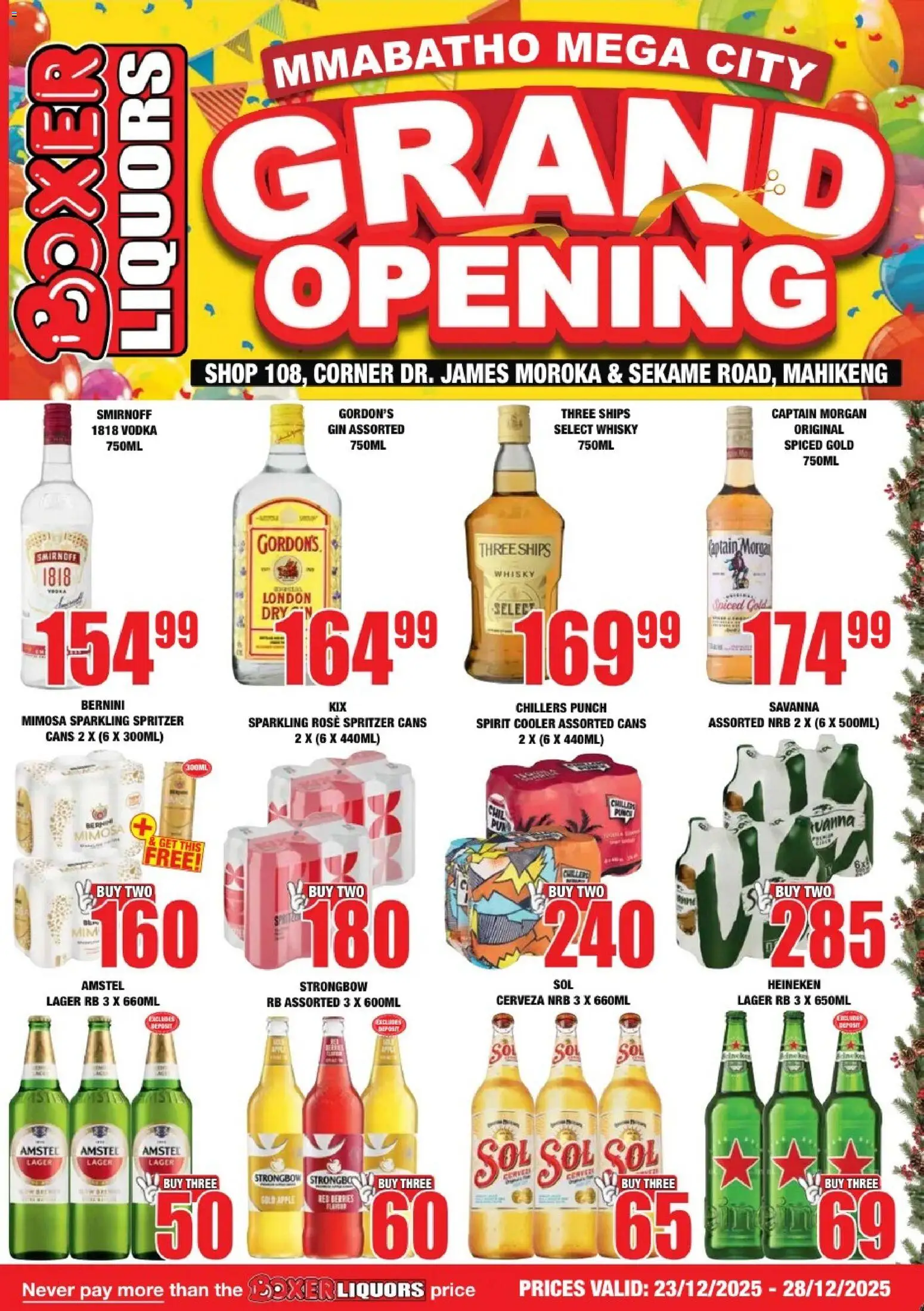 Boxer - Mmabatho Mega City - Liquors - page 1- valid from 23/12/2025