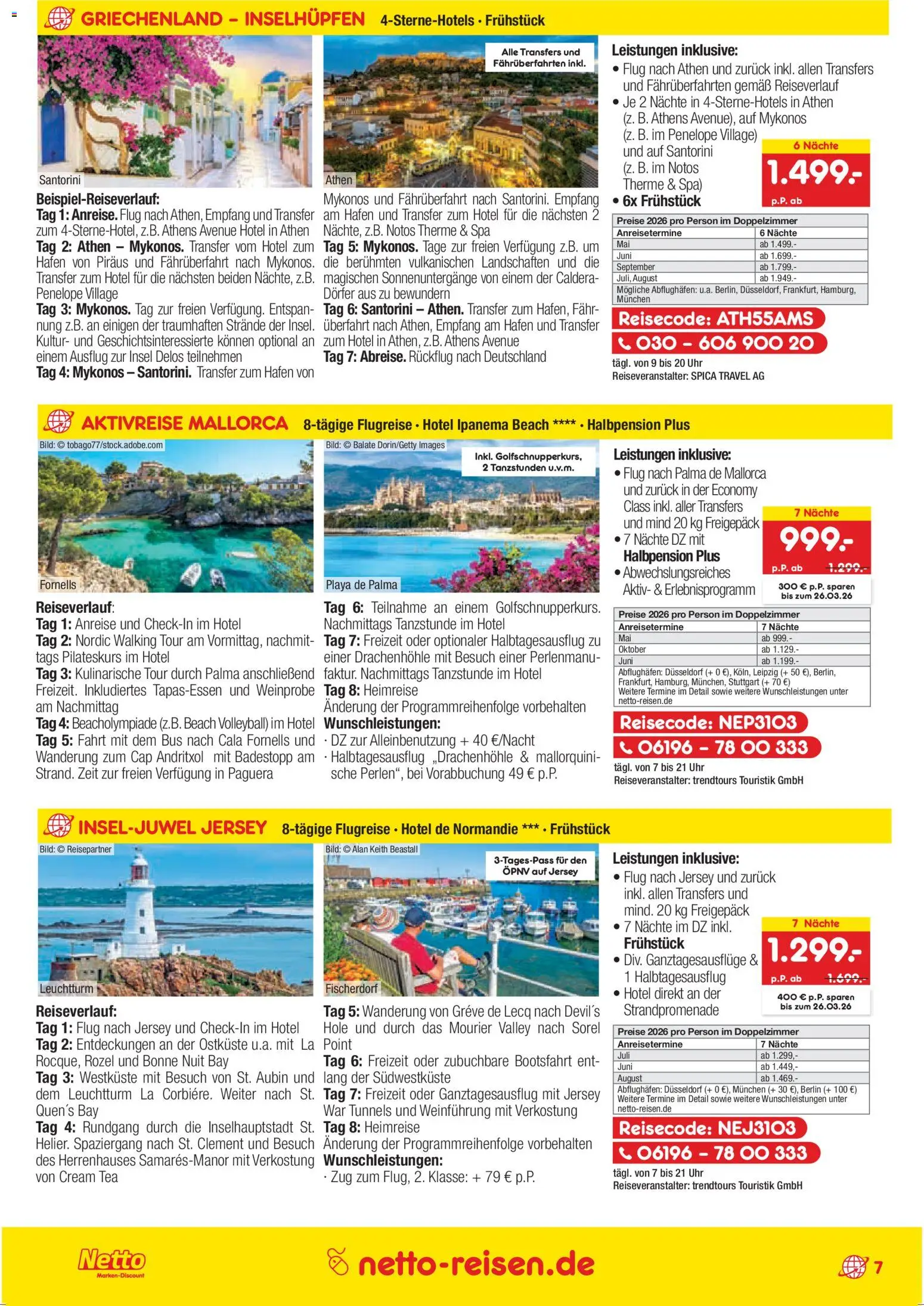 Netto Reisen Prospekt 	 - Seite 7 - gültig ab 26.02.2026