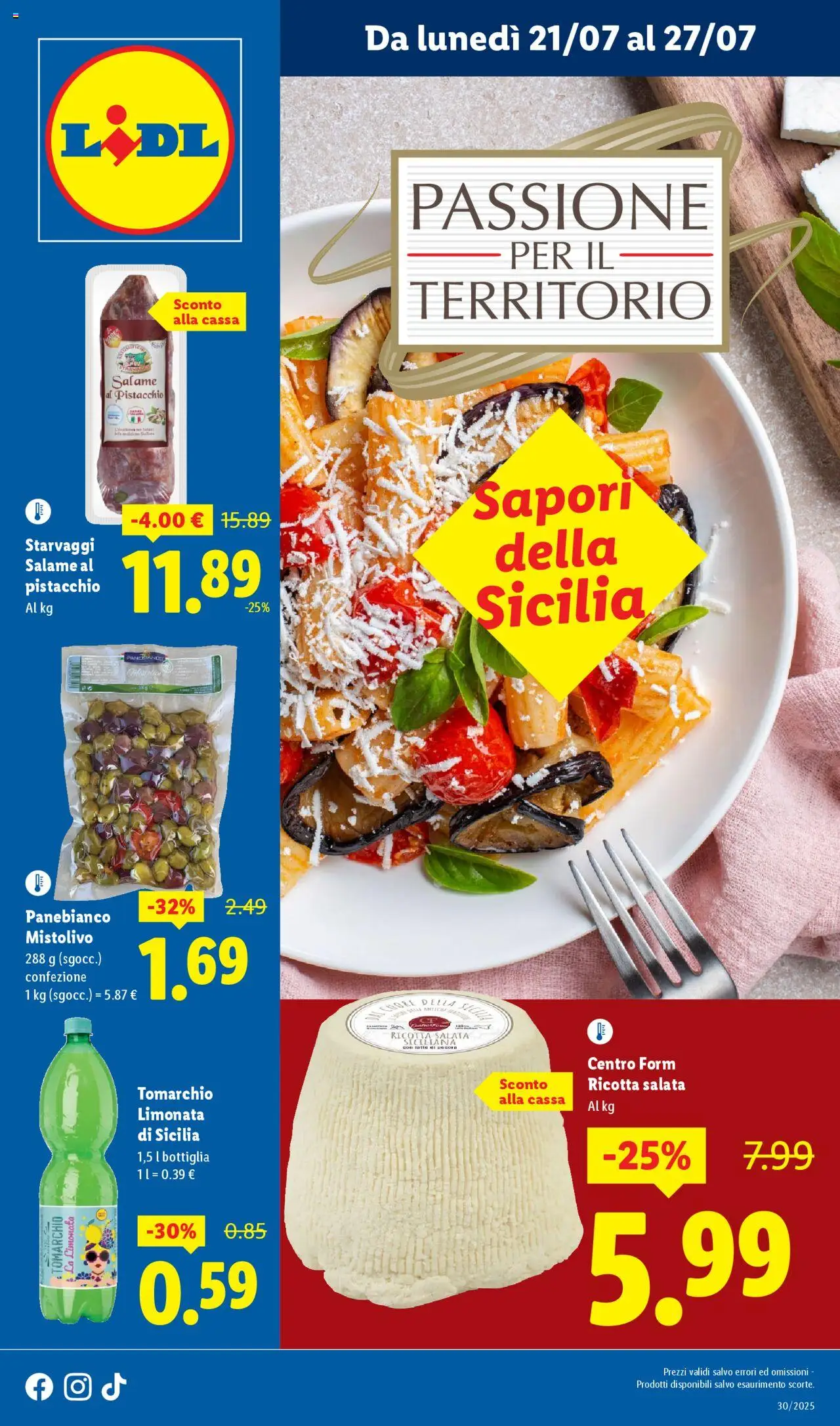 Lidl Sicilia catalogo - pagina 1 - valido dal 21/07/2025
