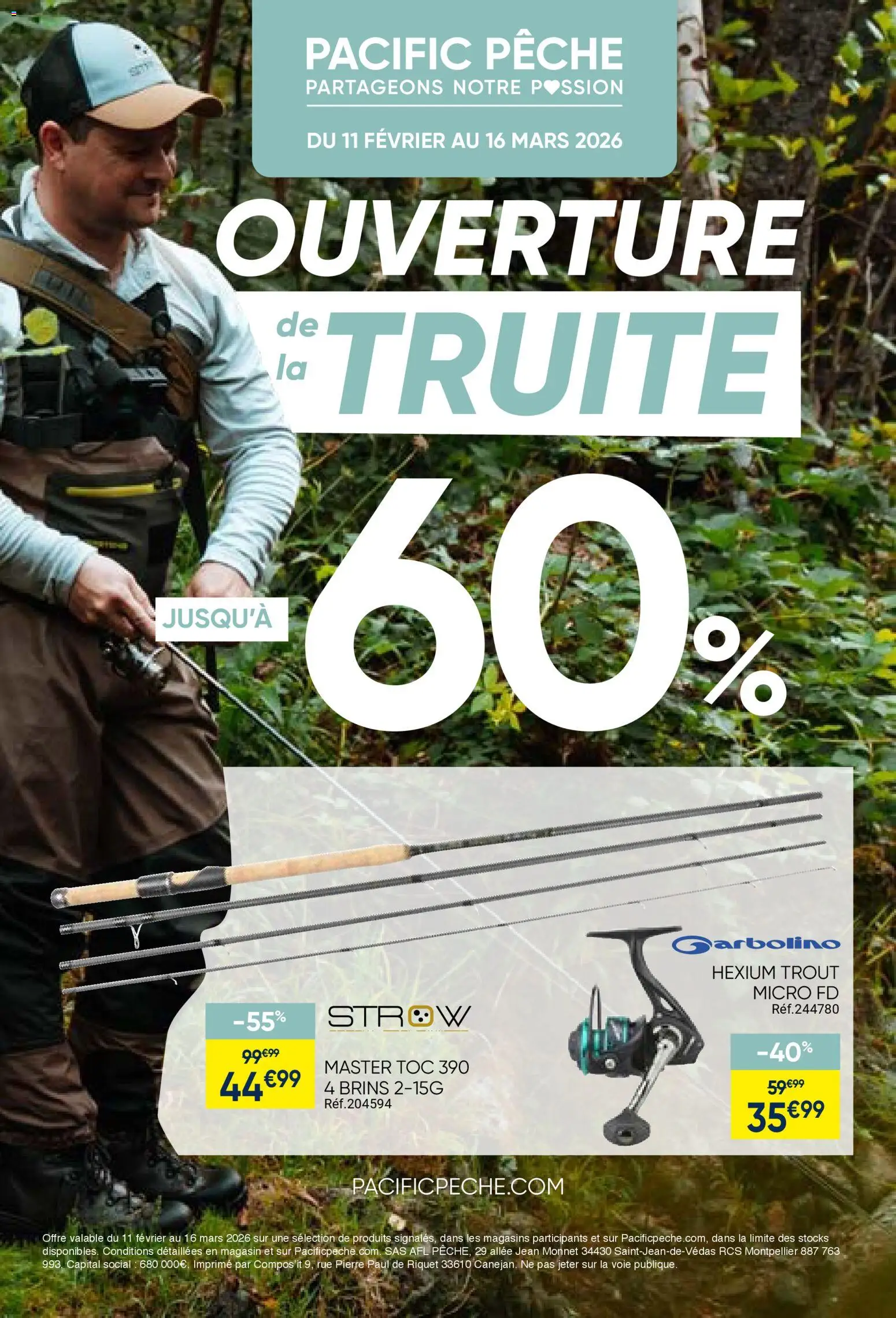 Pacific Pêche catalogue - page 1 - valable à partir du 11/02/2026