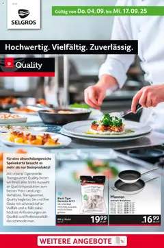 Vorschau Selgros Gastro  gültig ab 04.09.2025