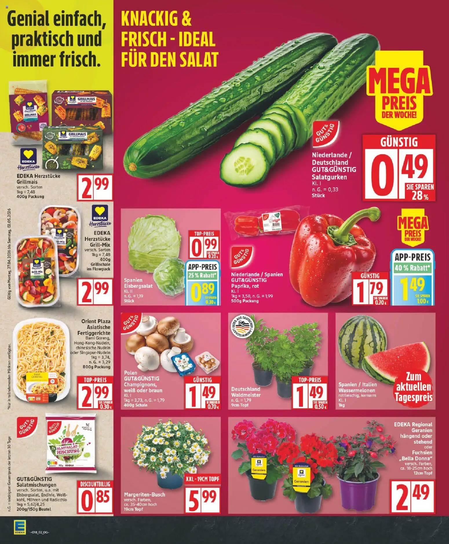 Edeka Prospekt 	 - Seite 2 - gültig ab 27.04.2026