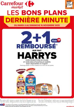 Aperçu Carrefour Market catalogue Les bons plans de dernière minute valable à partir du 04/11/2025