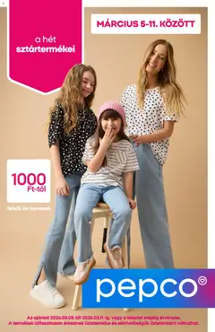 Előnézet Pepco akciós újság érvényes 2026.03.05.-tól