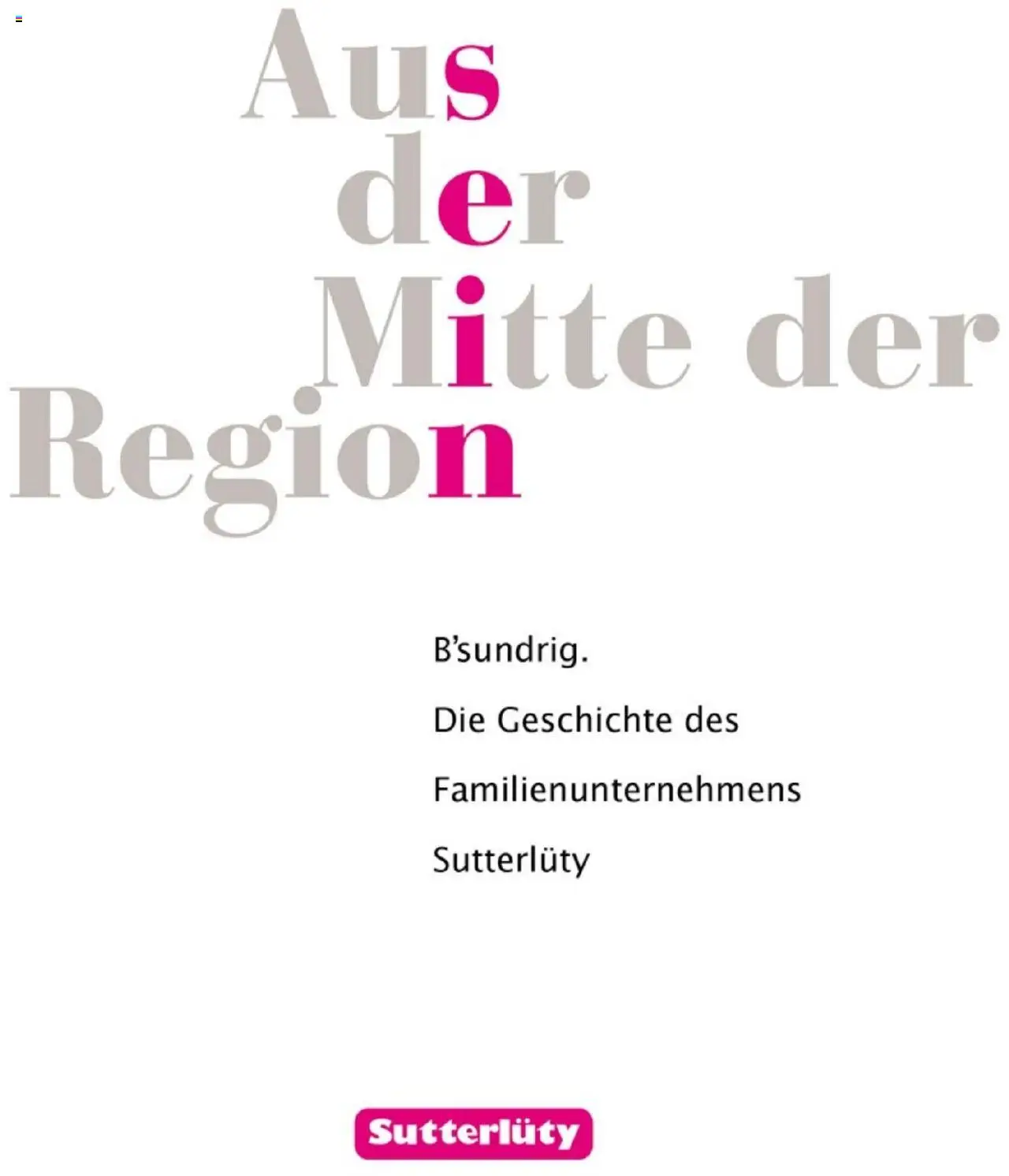 Sutterlüty Unsere Chronik - Seite 1- gültig ab 01.08.2025