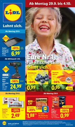Vorschau Lidl Prospekt 	 gültig ab 29.09.2025