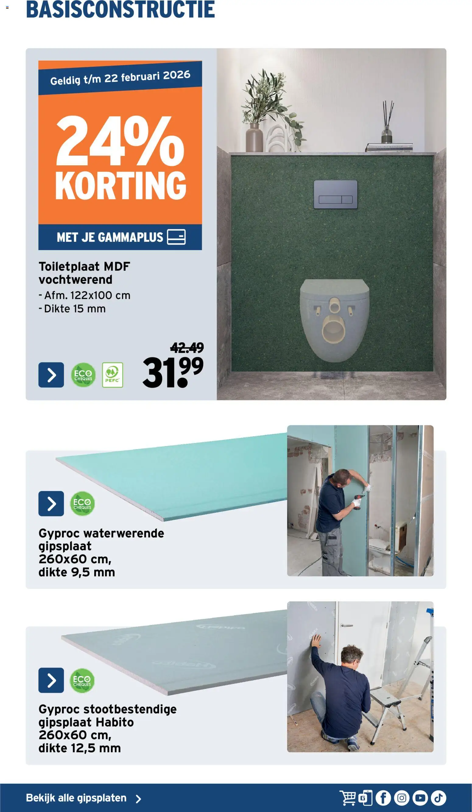 GAMMA - Sanitairspecial - page 58- valid from 07/01/2026