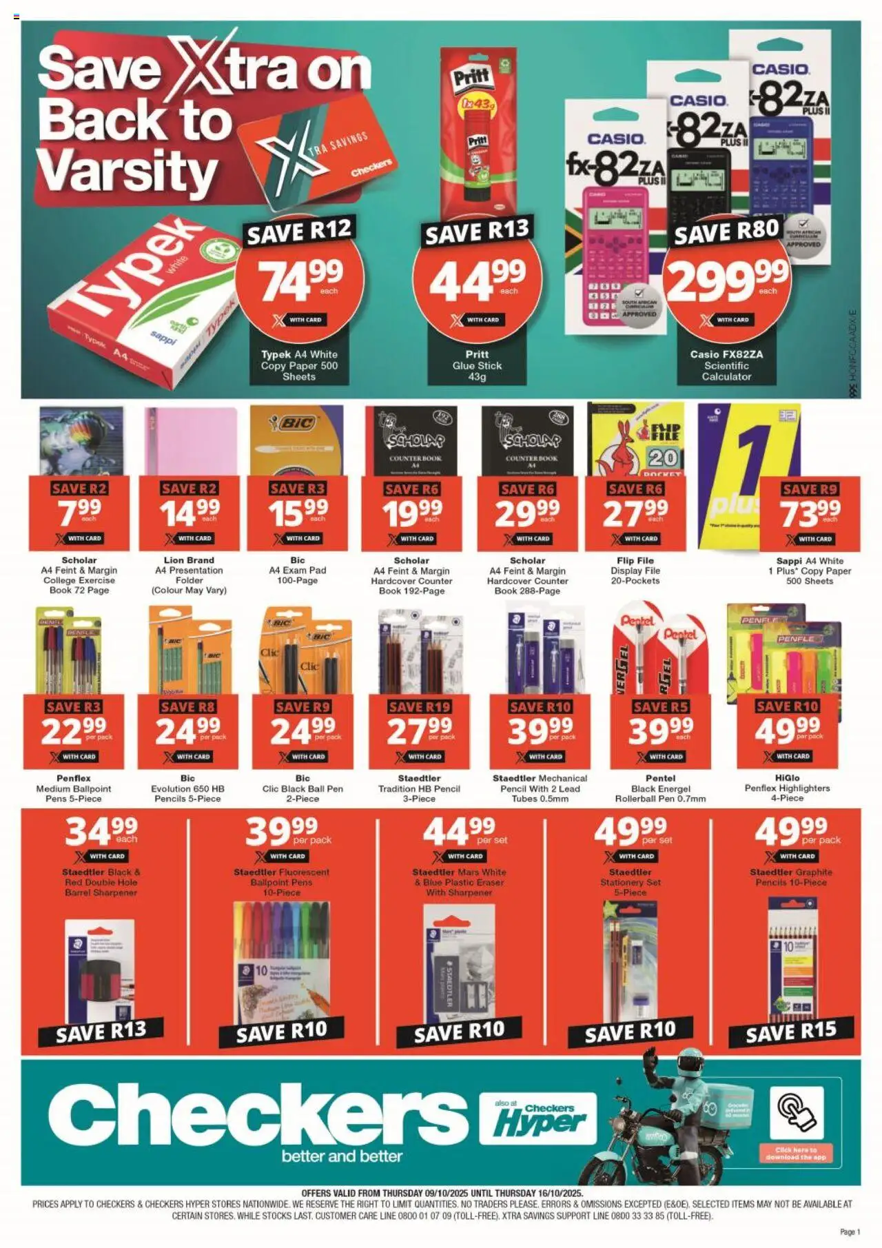 Checkers Specials - page 1- valid from 09/10/2025