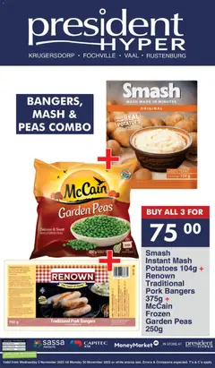 Preview President Hyper - Combo Deals Specials valid from 05/11/2025