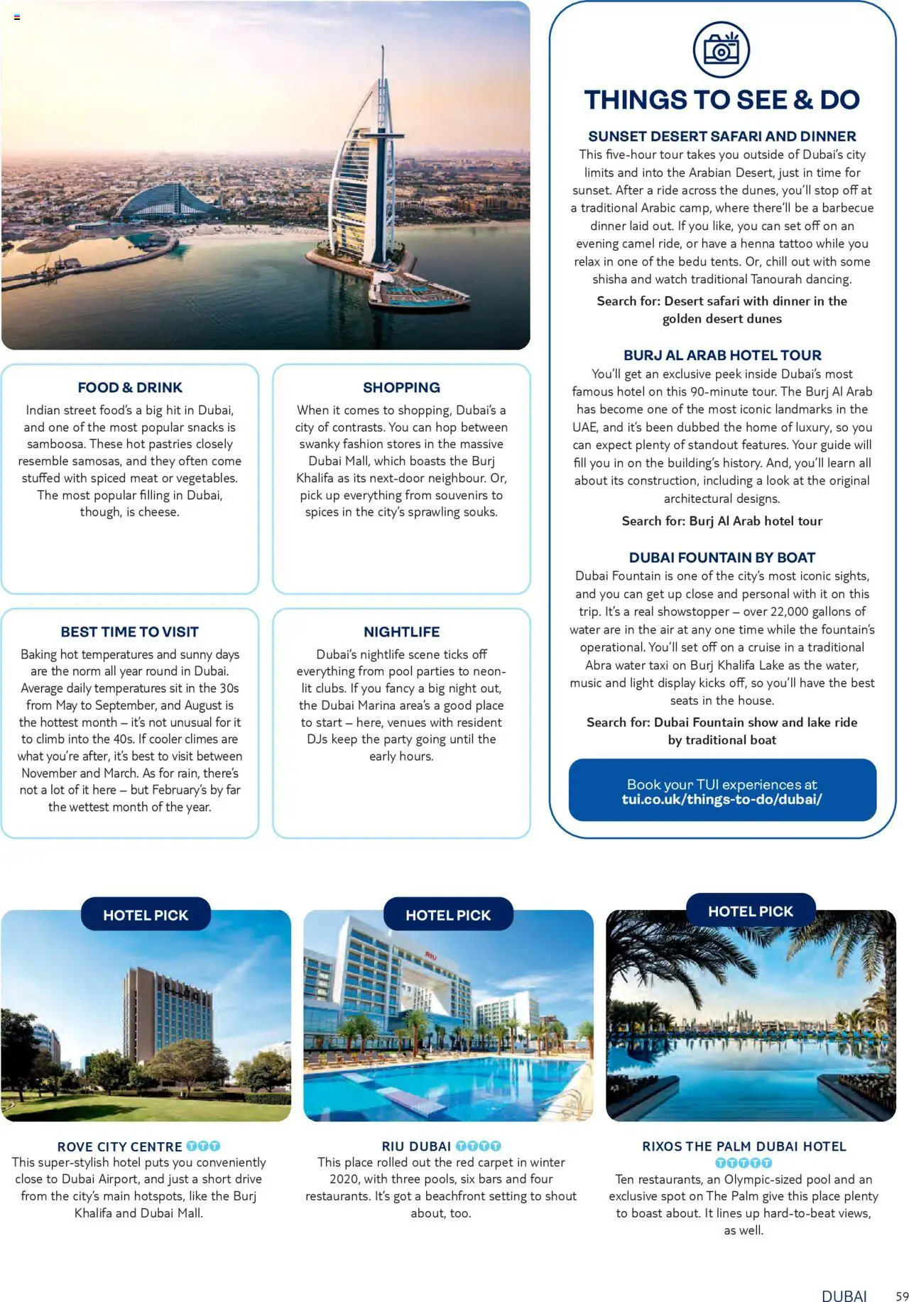 TUI - Cities - page 59- valid from 01/11/2024