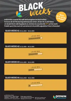Vorschau Prowin - Black Friday - Ankündigung gültig ab 23.10.2025