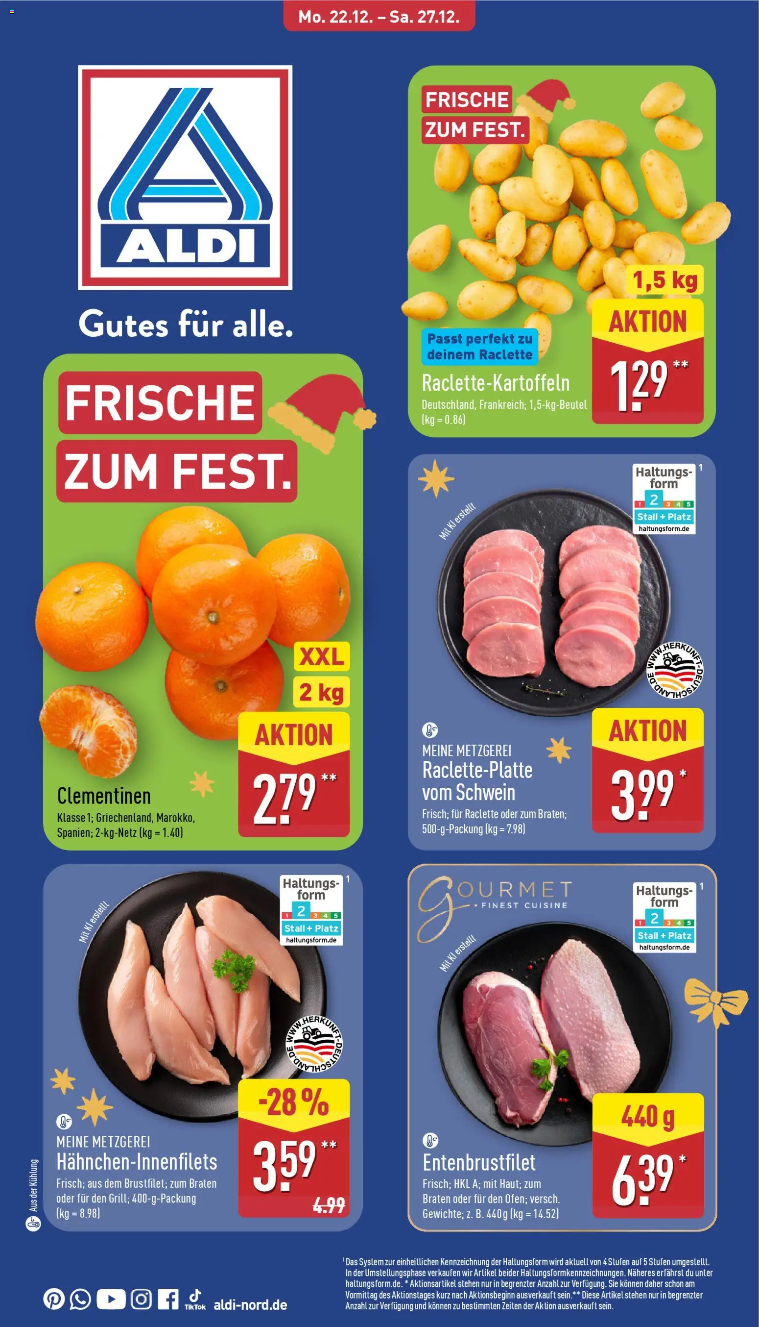 Aldi Prospekt 	 - Seite 1 - gültig ab 22.12.2025