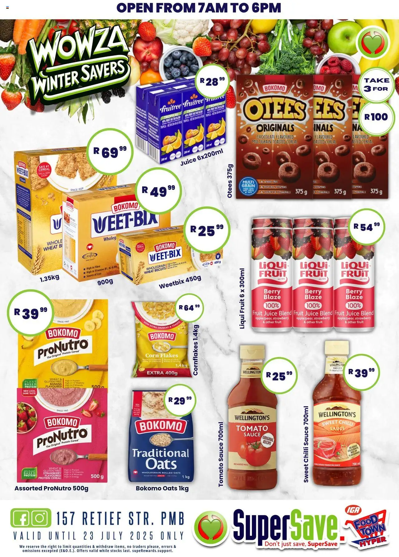 Super Save Specials - page 5- valid from 18/07/2025