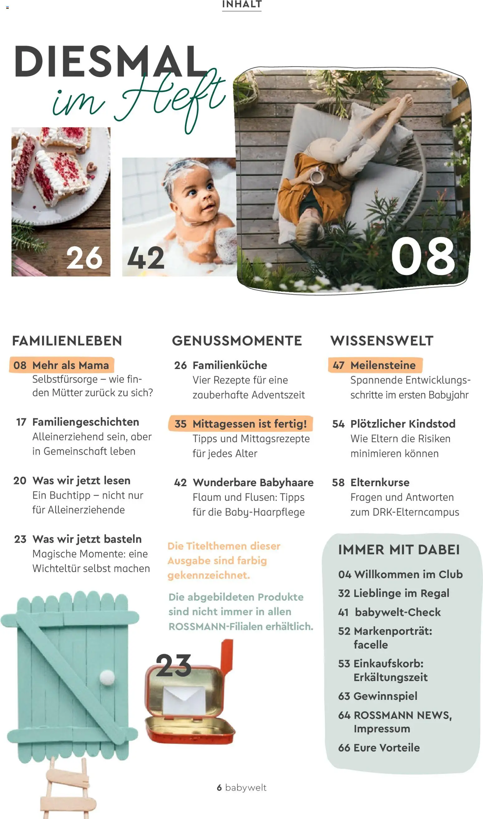 Rossmann babywelt Elternmagazin - Seite 6 - gültig ab 11.12.2025