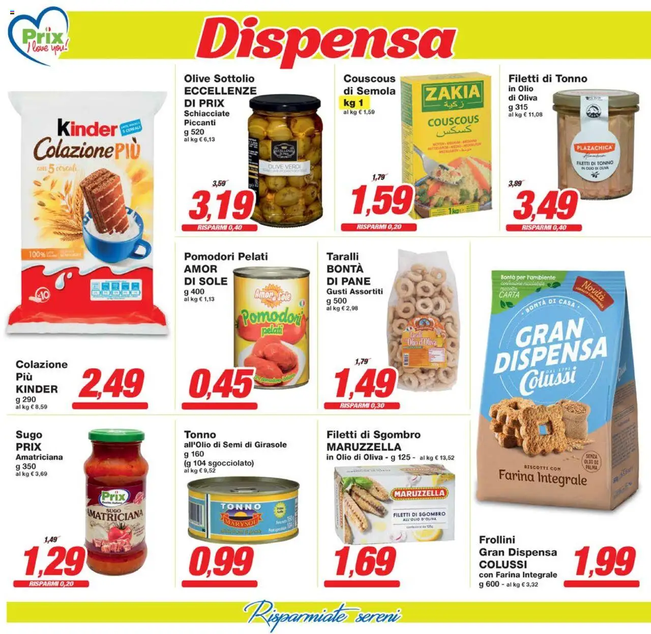 Volantino Prix	 - pagina 12 - valido dal 08/07/2025