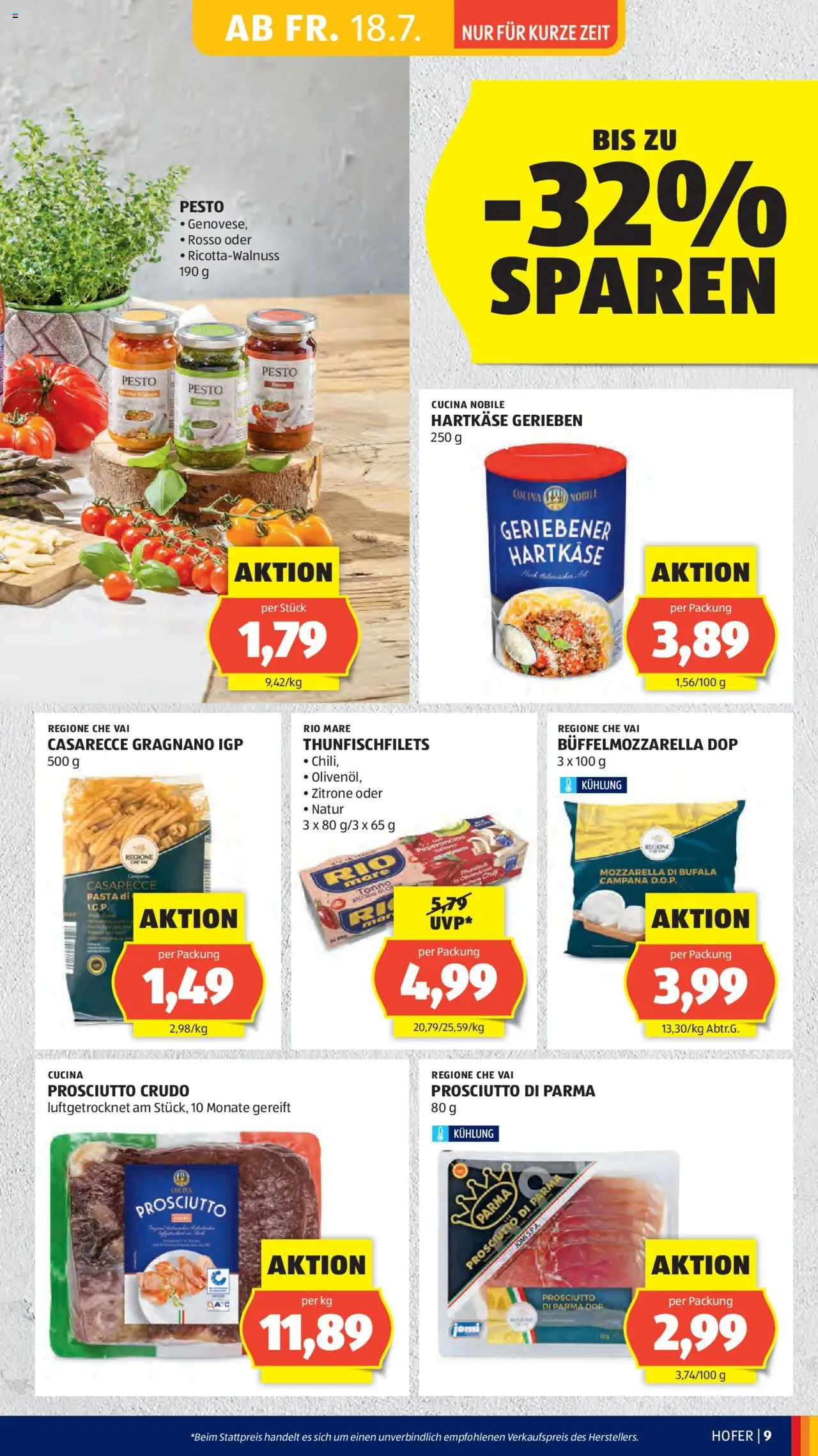 Hofer Flugblatt - Seite 11- gültig ab 18.07.2025
