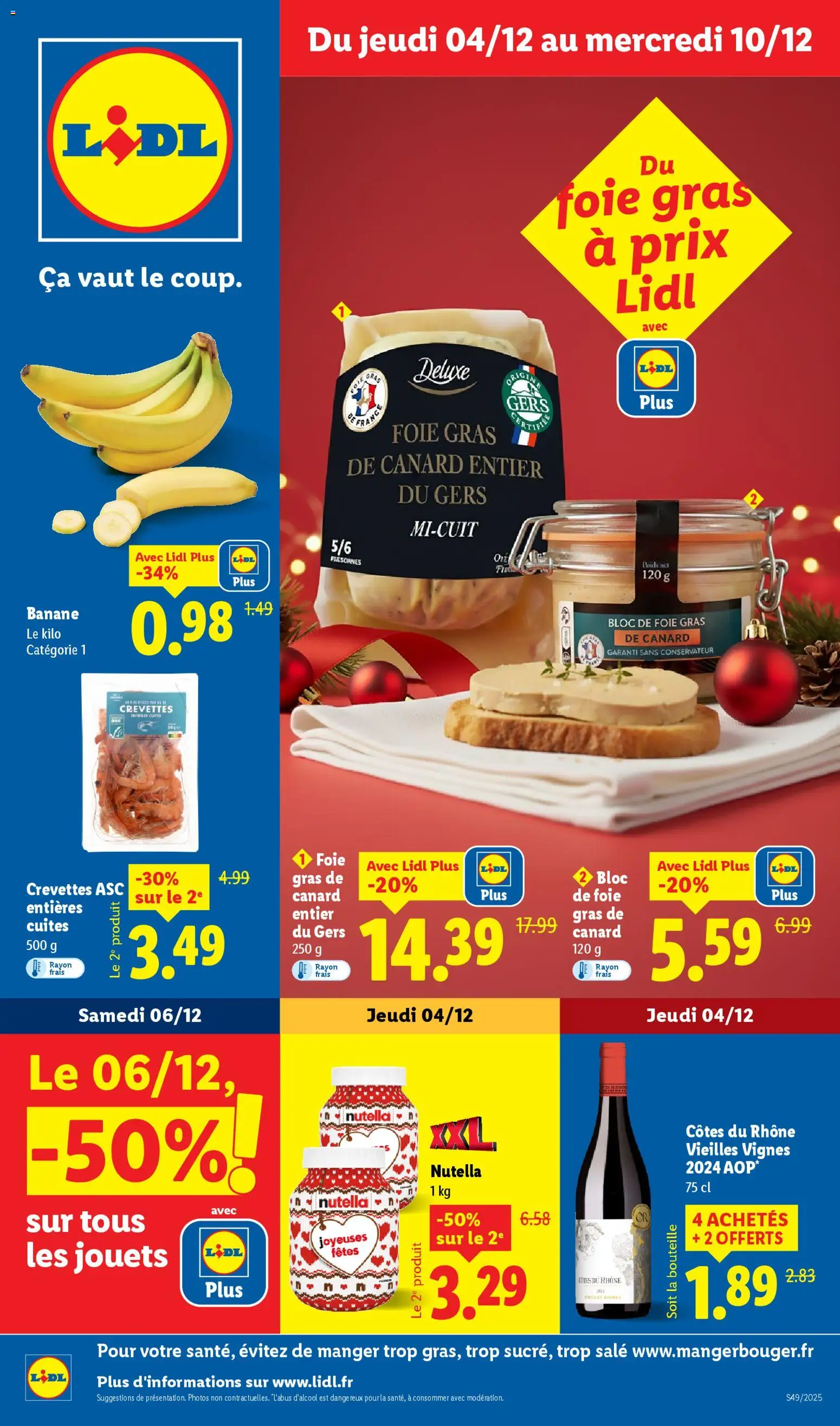 LIDL catalogue semaine 49 - page 1 - valable à partir du 04/12/2025