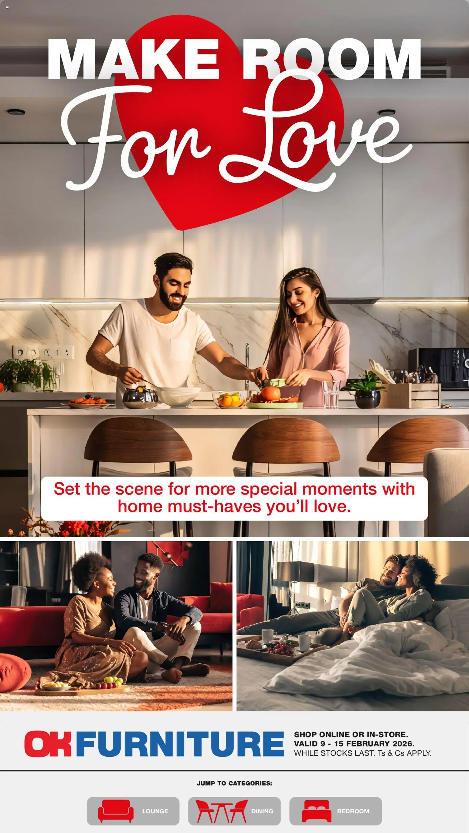 OK Furniture - Valentine's Day - page 1- valid from 09/02/2026