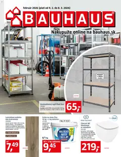 Bauhaus leták platný od 09.02.2026