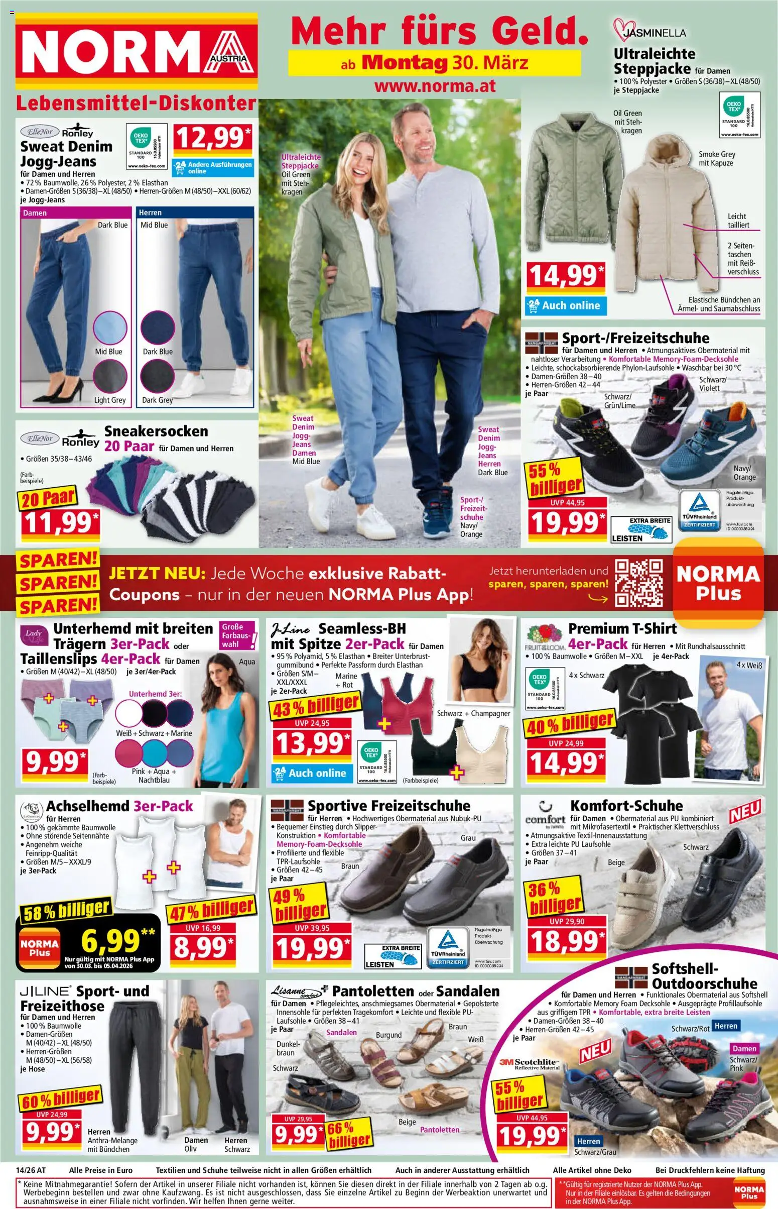 Norma Flugblatt - page 1- valid from 30.03.2026