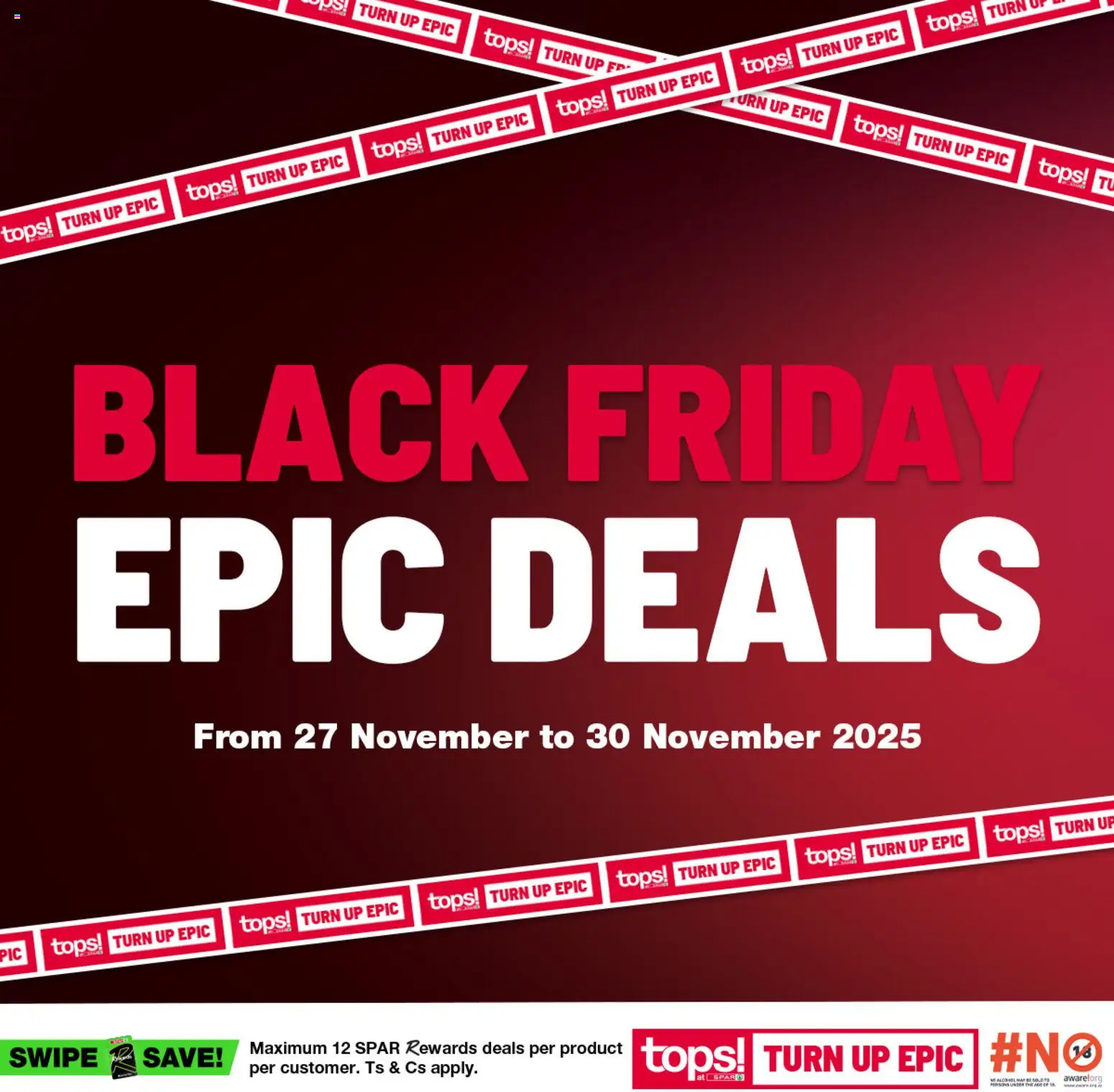 Tops at Spar Black Friday - page 1- valid from 27/11/2025