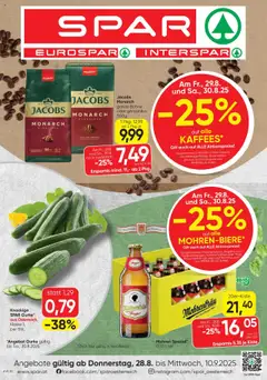 Vorschau Spar Flugblatt gültig ab 28.08.2025