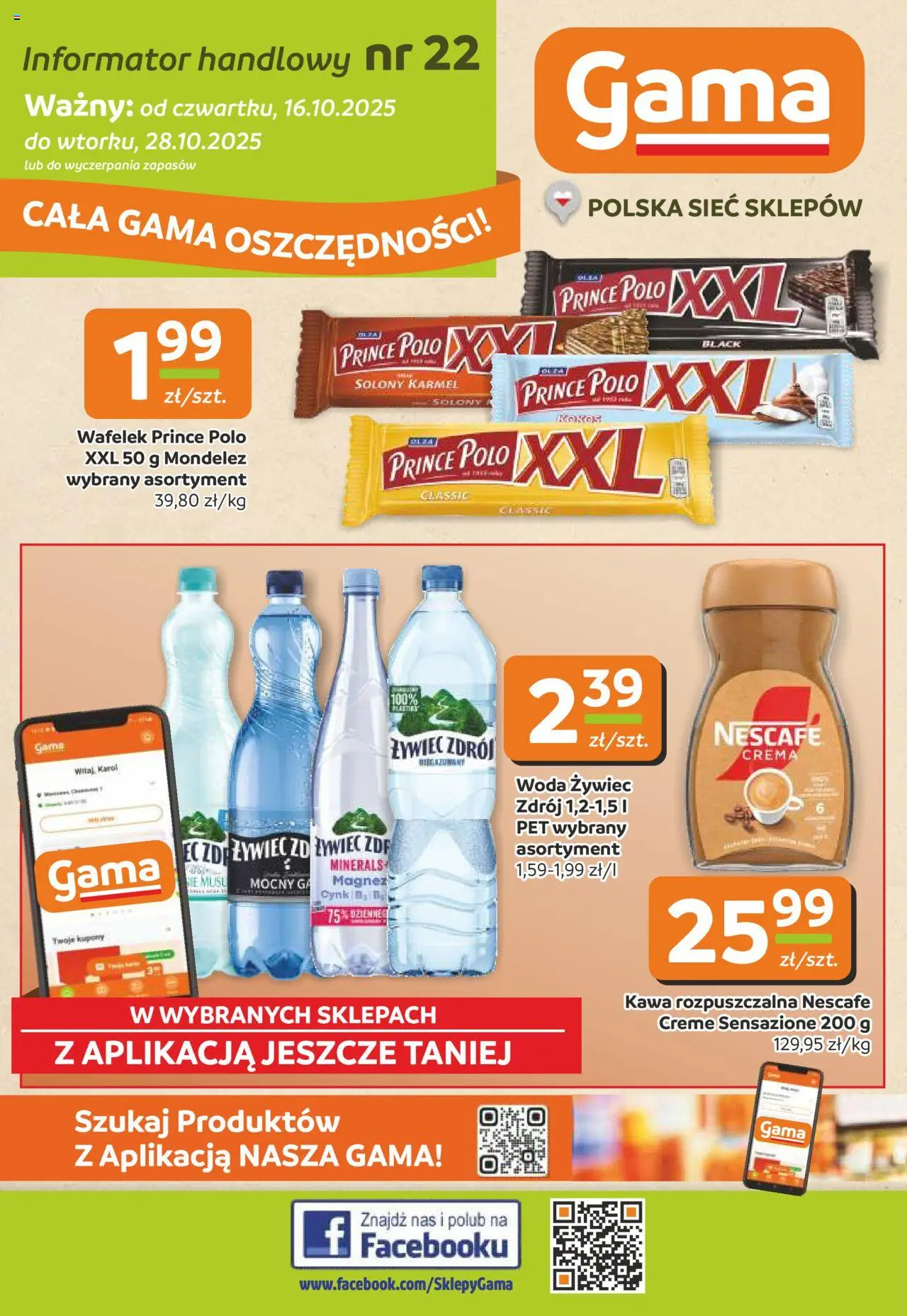 Gama Gazetka - strona 1- ważny od 16.10.2025